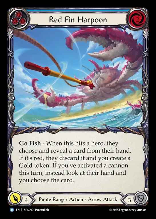 【EN】[Pirate Ranger] 赤鰭の銛/Red Fin Harpoon (blue)  [SEA090-R]