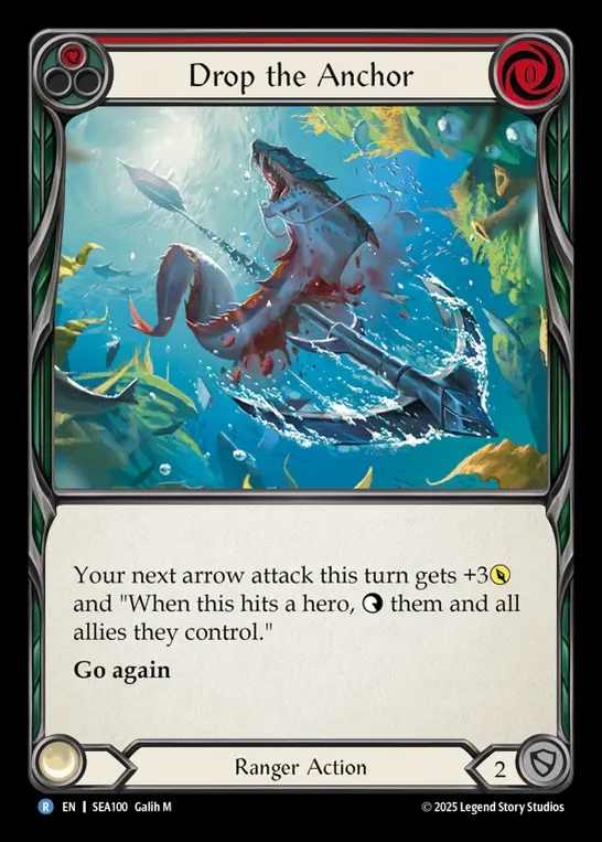 【EN】[Ranger] 投錨/Drop the Anchor (red)  [SEA100-R]