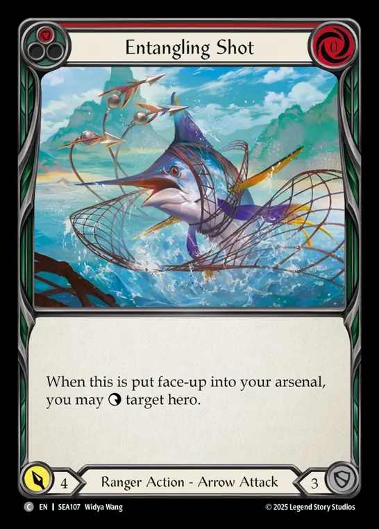 【EN】[Ranger] 絡め捕りの射撃/Entangling Shot (red)  [SEA107-C]
