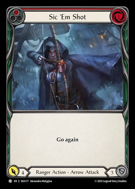 【EN】[Ranger] 射撃開始/Sic 'Em Shot (red)  [SEA117-C]