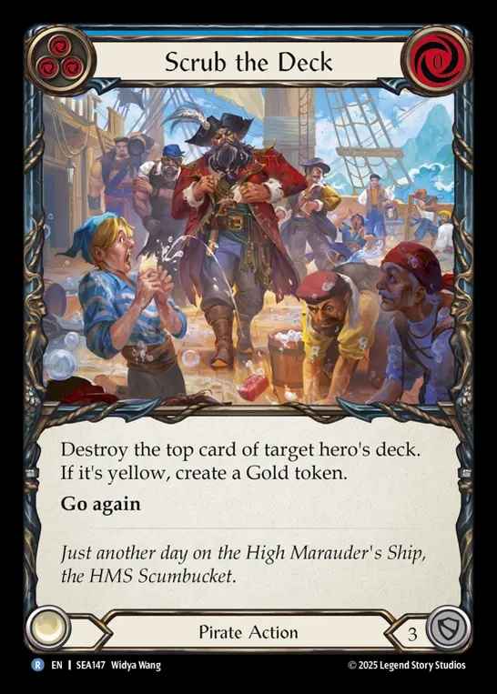 【EN】[Pirate] 甲板掃除/Scrub the Deck (blue)  [SEA147-R]