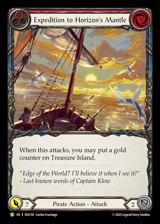【EN】[Pirate] 天海融域の探検/Expedition to Horizon's Mantle (red)  [SEA158-C]