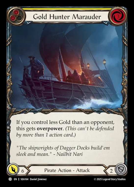 【EN】[Pirate] ゴールドハンターの略奪者/Gold Hunter Marauder (yellow)  [SEA164-C]