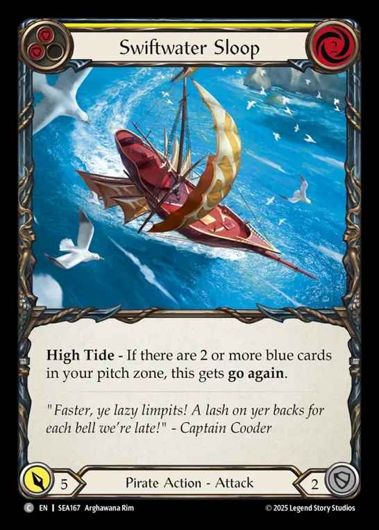 【EN】[Pirate] スウィフトウォーター・スループ/Swiftwater Sloop (yellow)  [SEA167-C]