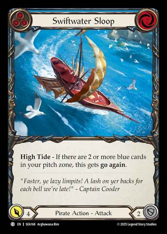 【EN】[Pirate] スウィフトウォーター・スループ/Swiftwater Sloop (blue)  [SEA168-C]