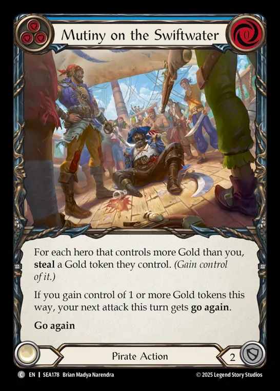【EN】[Pirate] スウィフトウォーターでの反乱/Mutiny on the Swiftwater (blue)  [SEA178-C]
