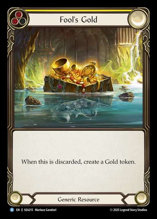 【EN】[Generic] 愚者の偽金貨/Fool's Gold (yellow)  [SEA215-R]