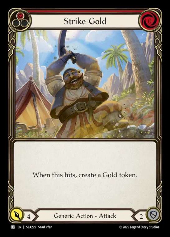 【EN】[Generic] 金鉱掘り/Strike Gold (red)  [SEA229-C]