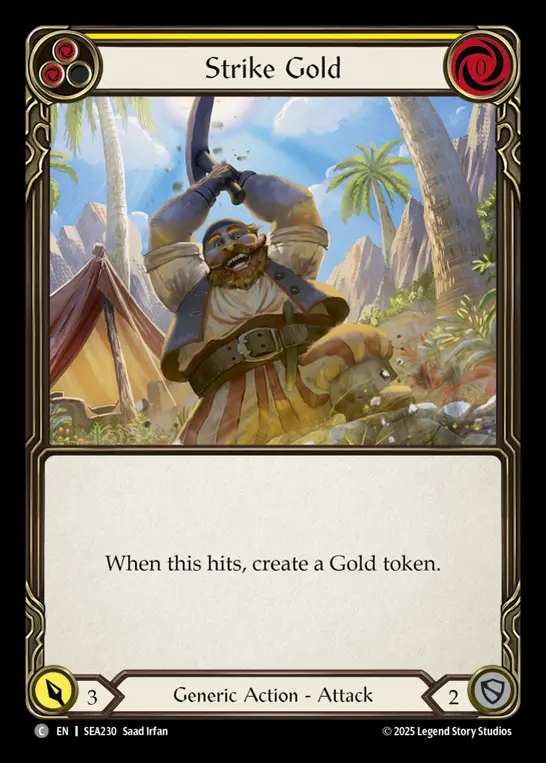 【EN】[Generic] 金鉱掘り/Strike Gold (yellow)  [SEA230-C]