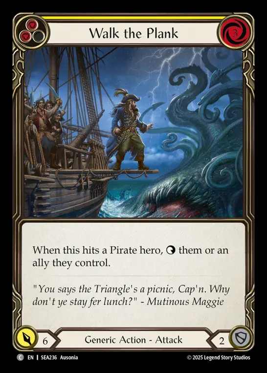 【EN】[Generic] 板歩きの刑/Walk the Plank (yellow)  [SEA236-C]