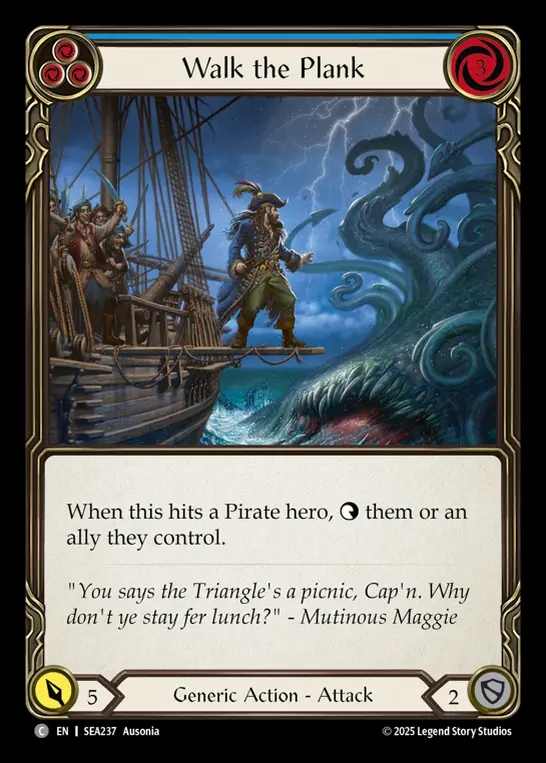 【EN】[Generic] 板歩きの刑/Walk the Plank (blue)  [SEA237-C]