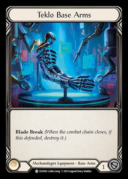 [Mechanologist] Teklo Base Arms [EVO020-C]