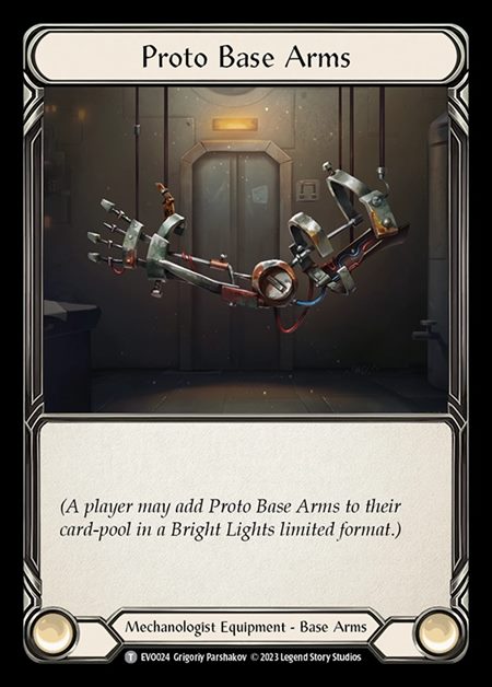 [Mechanologist] Proto Base Arms [EVO024-C]