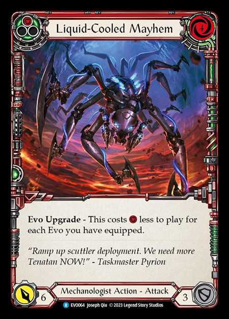 [Mechanologist] Liquid-Cooled Mayhem (red) [EVO064-R]