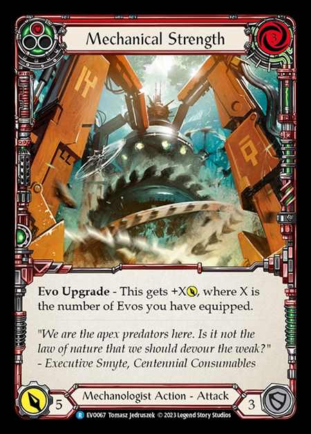 [Mechanologist] Mechanical Strength (red) [EVO067-R]