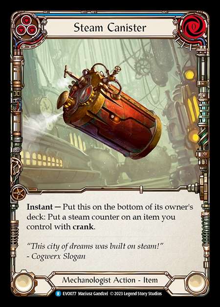 [Mechanologist] Steam Canister [EVO077-R]
