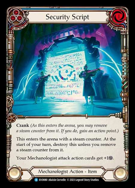[Mechanologist] Security Script [EVO080-R]