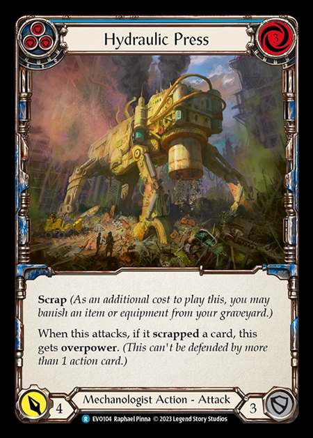 [Mechanologist] Hydraulic Press (blue) [EVO104-R]