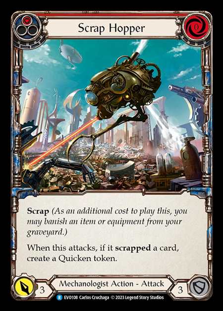 [Mechanologist] Scrap Hopper (red) [EVO108-R]