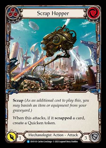 [Mechanologist] Scrap Hopper (blue) [EVO110-R]