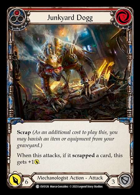 [Mechanologist] Junkyard Dogg (red) [EVO126-C]