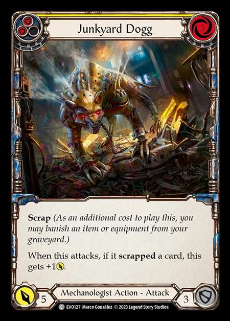 [Mechanologist] Junkyard Dogg (yellow) [EVO127-C]