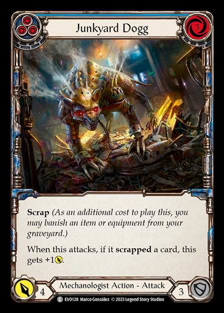 [Mechanologist] Junkyard Dogg (blue) [EVO128-C]