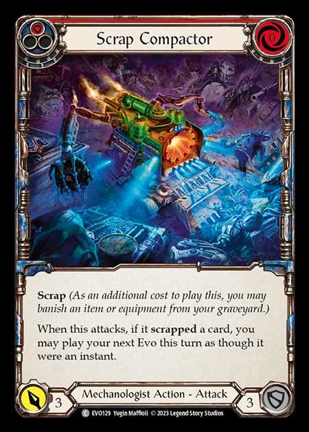 [Mechanologist] Scrap Compactor (red) [EVO129-C]