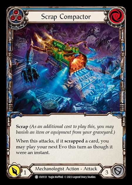 [Mechanologist] Scrap Compactor (blue) [EVO131-C]