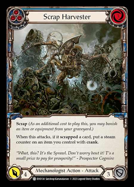 [Mechanologist] Scrap Harvester (blue) [EVO134-C]