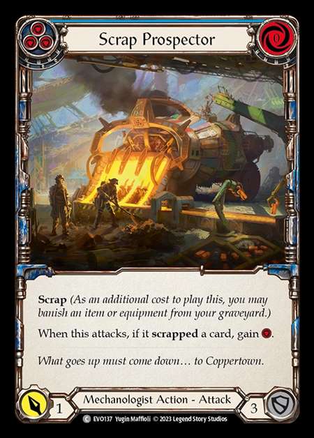 [Mechanologist] Scrap Prospector (blue) [EVO137-C]
