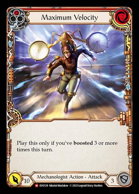 [Mechanologist] Maximum Velocity [EVO139-M]