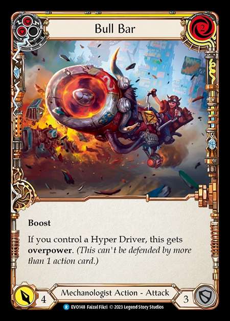 [Mechanologist] Bull Bar (yellow) [EVO148-R]