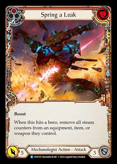 [Mechanologist] Spring a Leak (red) [EVO150-R]