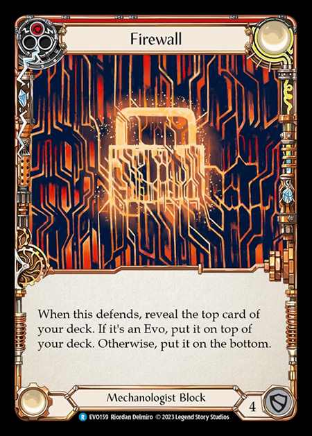[Mechanologist] Firewall (red) [EVO159-R]
