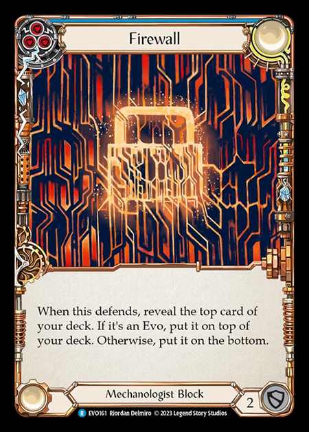 [Mechanologist] Firewall (blue) [EVO161-R]