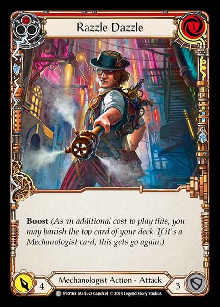 [Mechanologist] Razzle Dazzle (red) [EVO165-C]
