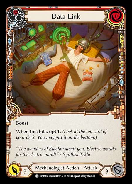 [Mechanologist] Data Link (red) [EVO186-C]