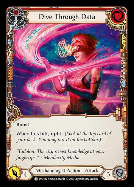 [Mechanologist] Dive Through Data (red) [EVO189-C]