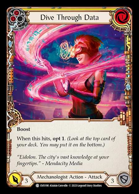 [Mechanologist] Dive Through Data (yellow) [EVO190-C]