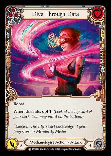 [Mechanologist] Dive Through Data (blue) [EVO191-C]