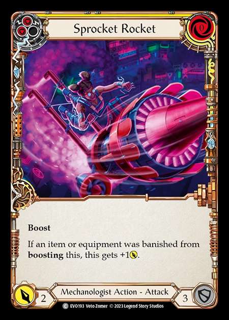 [Mechanologist] Sprocket Rocket (yellow) [EVO193-C]