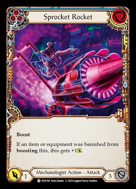 [Mechanologist] Sprocket Rocket (blue) [EVO194-C]
