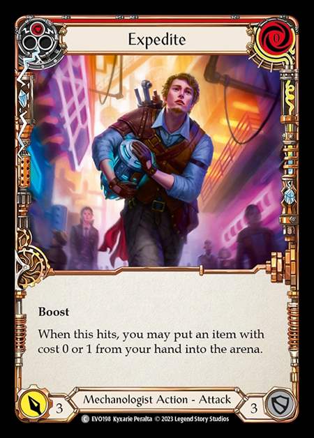 [Mechanologist] Expedite (red) [EVO198-C]