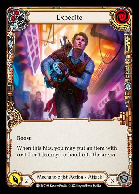 [Mechanologist] Expedite (yellow) [EVO199-C]