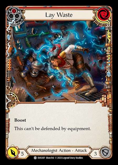 [Mechanologist] Lay Waste (red) [EVO207-C]
