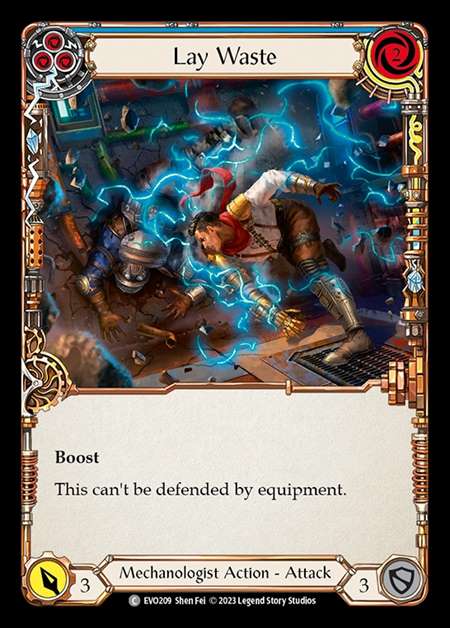 [Mechanologist] Lay Waste (blue) [EVO209-C]