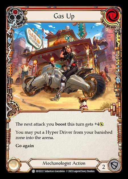 [Mechanologist] Gas Up (red) [EVO222-C]