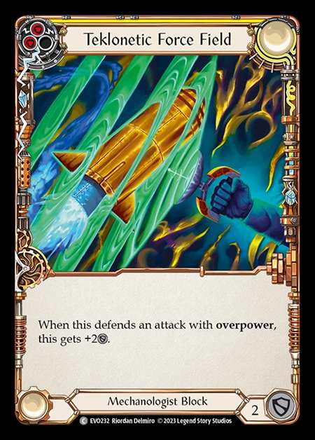 [Mechanologist] Teklonetic Force Field (yellow) [EVO232-C]
