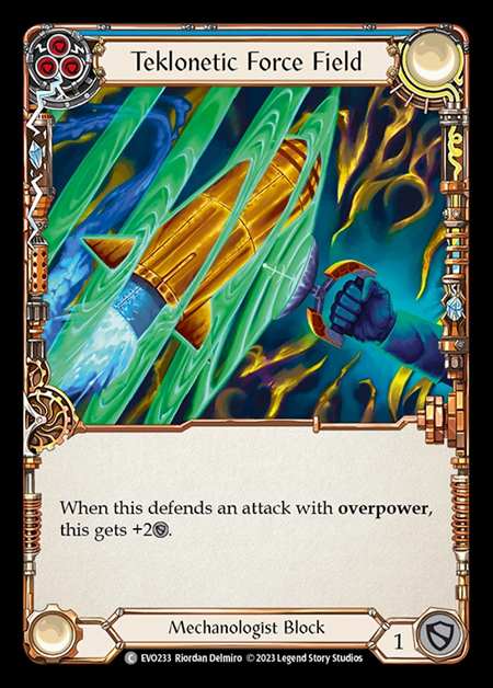 [Mechanologist] Teklonetic Force Field (blue) [EVO233-C]
